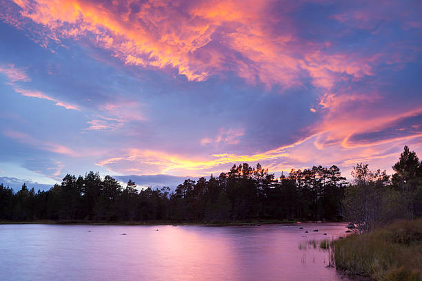 istock Sunset over a lake, Loch Morlich, Cairngorms, Scotland 184863749