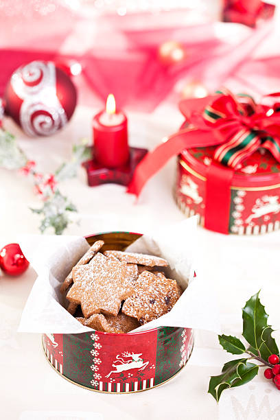 istock Decorated Holiday Christmas Cookies And Biscuits 184864080