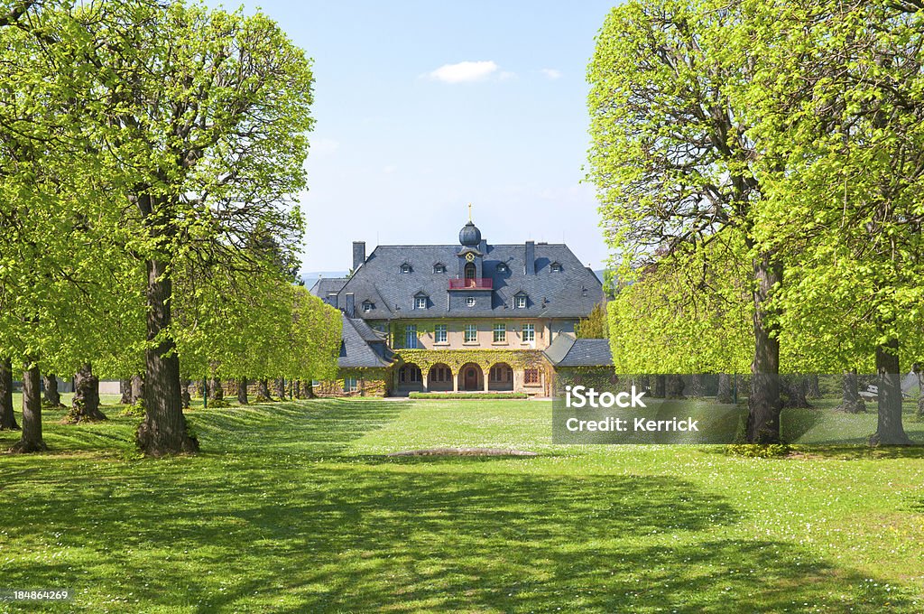 Garten in Bergfried Park Saalfeld - Lizenzfrei Thüringen Stock-Foto