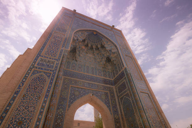 istock Parade portal of Gur-e-Amir mausoleum, famous architectural complex, Uzbekistan 1848644329
