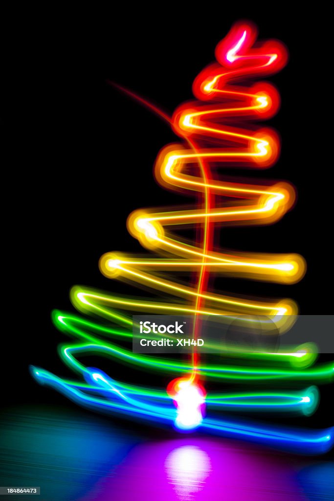 Cветографика Рождественская ёлка - Стоковые фото Рождественская ёлка роялти-фри