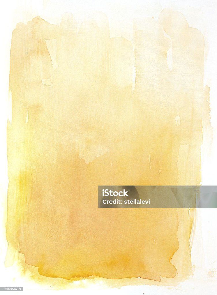 yellow watercolor фон - Стоковые иллюстрации Бумага роялти-фри