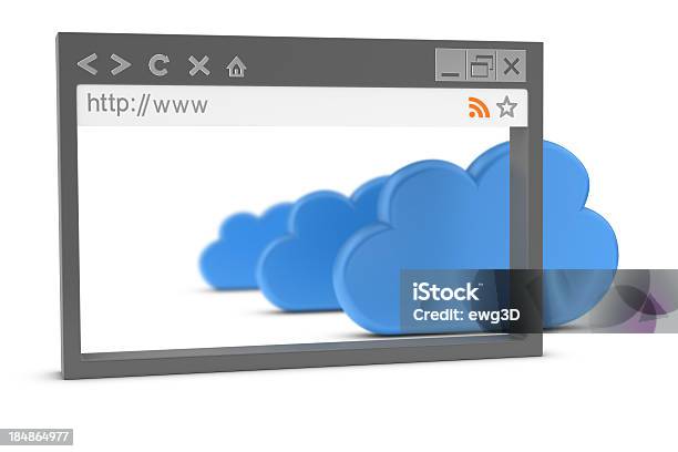 Przeglądarki I Przetwarzanie W Chmurze - zdjęcia stockowe i więcej obrazów Przeglądarka internetowa - Przeglądarka internetowa, Bez ludzi, Biznes
