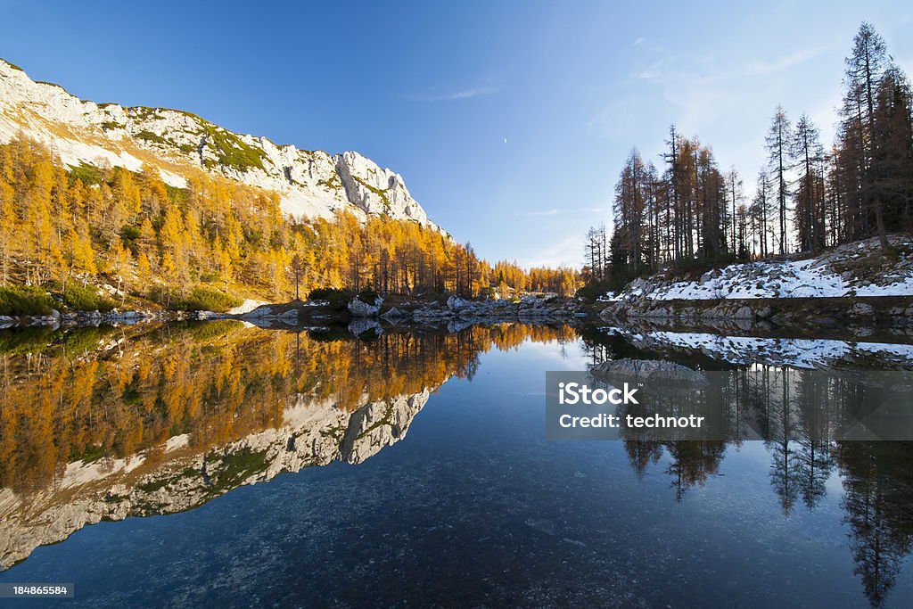 Riflessione di montagna - Foto stock royalty-free di Acqua