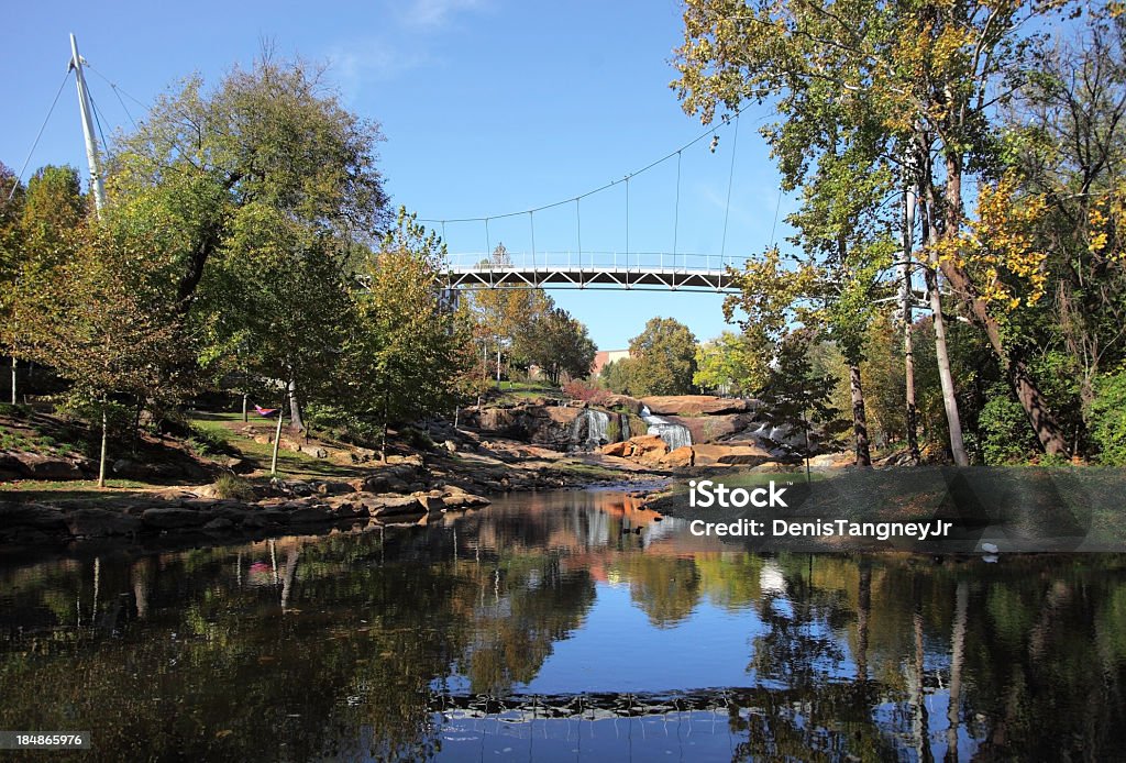 Cataratas Park en Greenville - Foto de stock de Greenville - Carolina del Sur libre de derechos