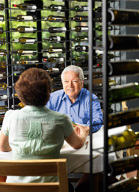 istock Senior couple having a date 184866591