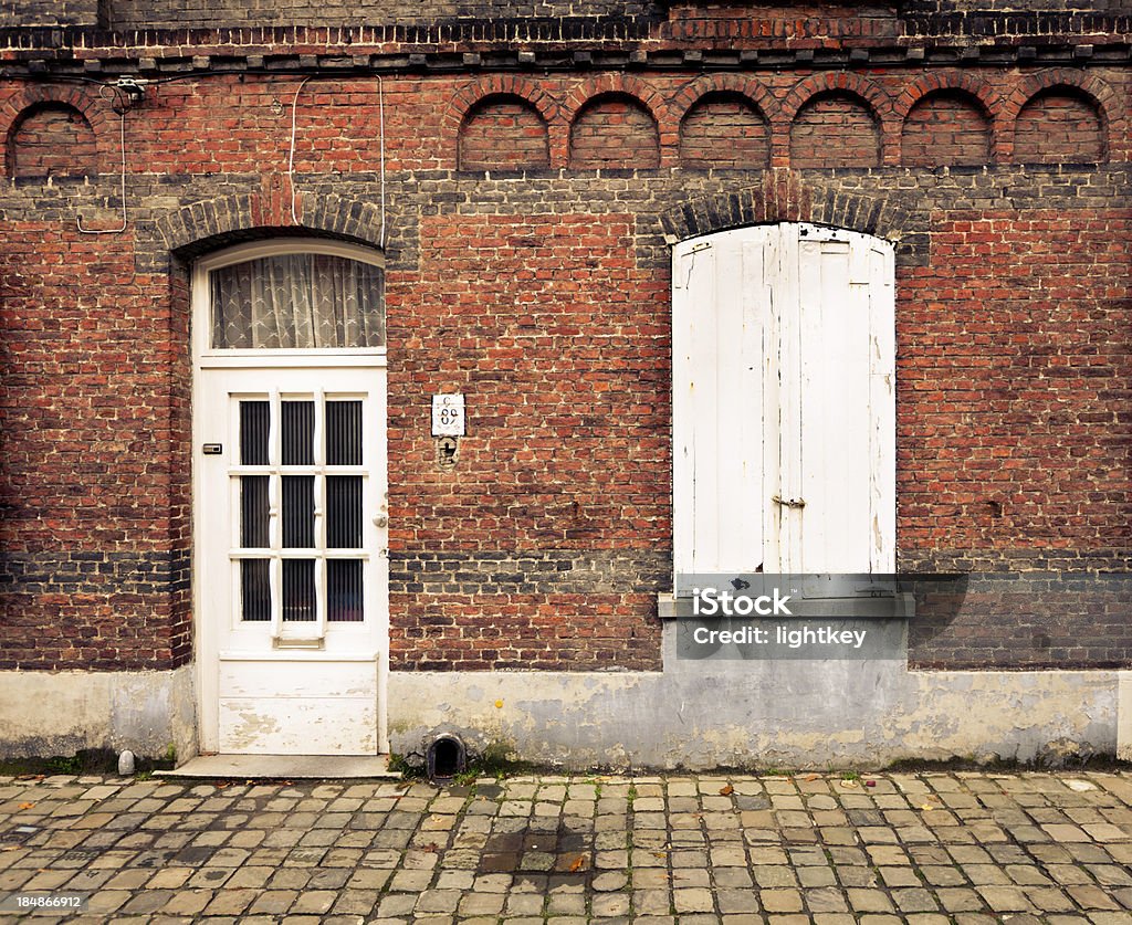 Casa em Bruges - Foto de stock de Abandonado royalty-free