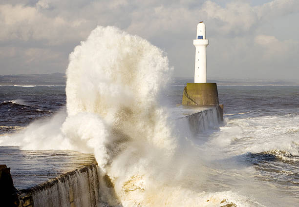 istock Breakwater at  Aberdeen Harbour, Scotland 184866944
