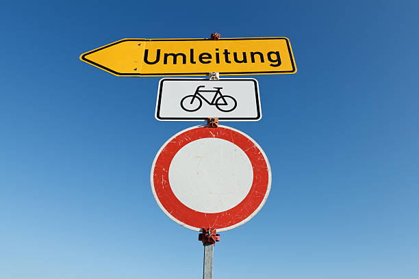 istock German traffic sign - Detour ( Umleitung ) 184867541
