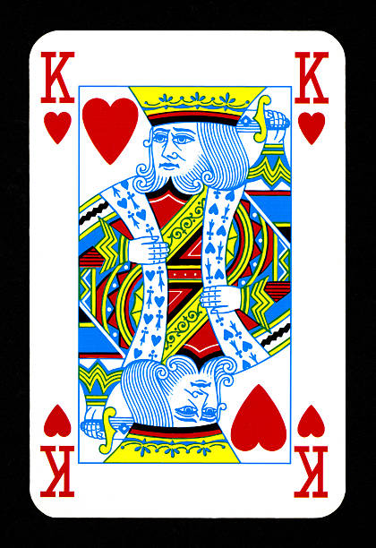 istock Playing Card: King of Hearts 184867628