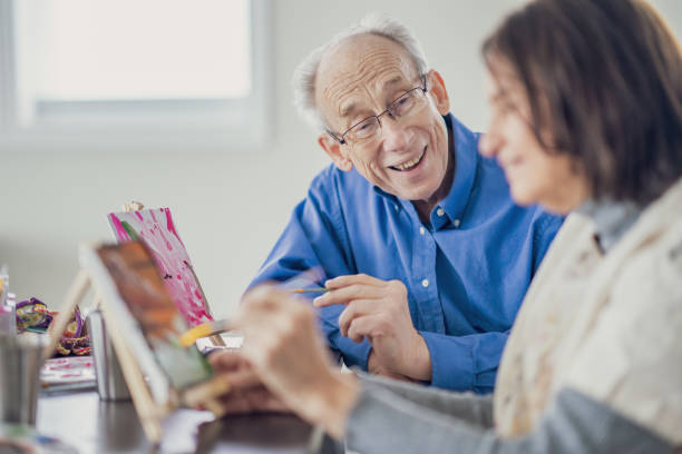 istock Seniors Recreation Painting Class 1848677306