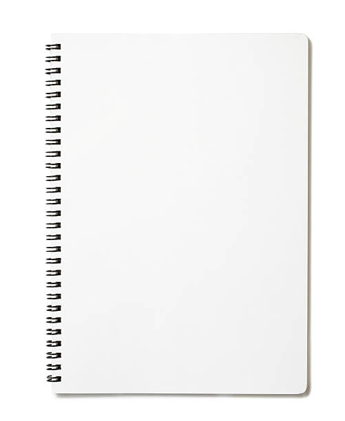 пустой блокнот - note pad book spiral notebook ring binder стоковые фото и изображения