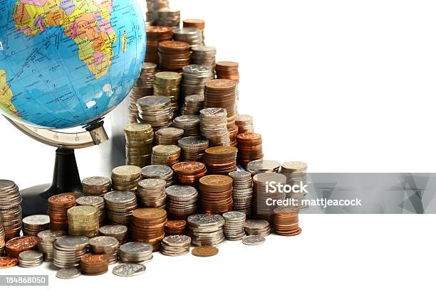 Foto de Finanças Globais e mais fotos de stock de Abundância - Abundância, Azul, Branco