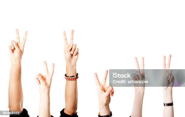Arms With Victory Sign Stock Photo - Download Image Now - Peace Sign - Gesture, Symbols Of Peace, Making