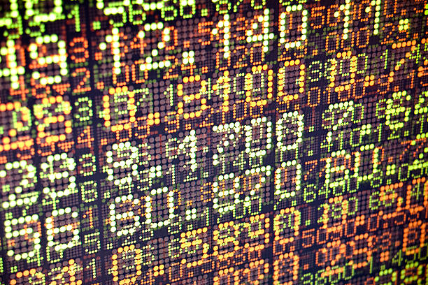 istock Background of compilation of stock data 184868742