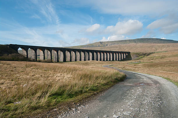 istock Track leads to Ribblehead Viaduct in Cumbria 184869529
