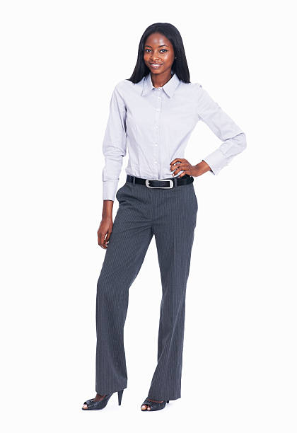 istock Smiling African American female executive 184869827