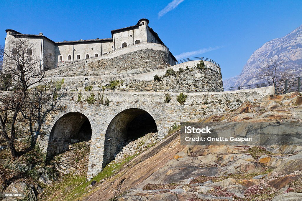 Bard fortezza, Aosta Valley - Foto stock royalty-free di Ambientazione esterna