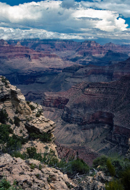istock Grand Canyon NP - South Rim - Hazy View Vertical - 1990 1848703193