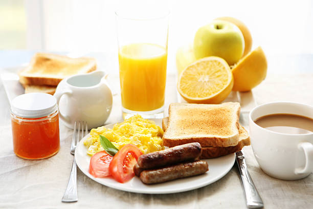 istock breakfast-eggs sausage and toast 184871206