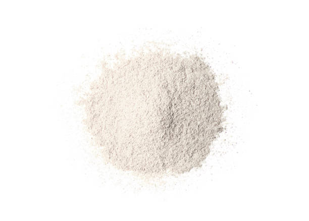 Quinoa flour or grey powder