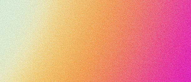 istock Grainy banner background orange pink abstract retro grainy gradient background noise texture effect summer poster design 1848722836