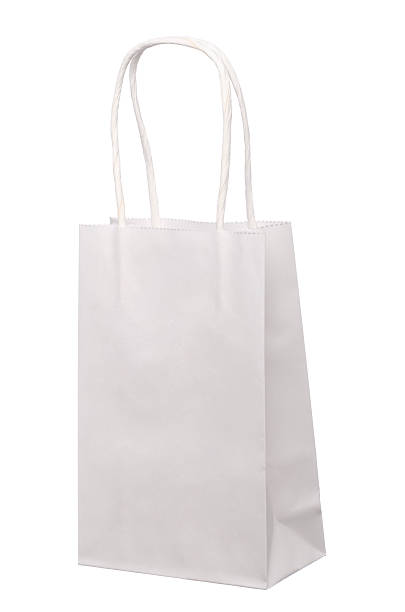 istock White paper shopping bag with string handles 184872313