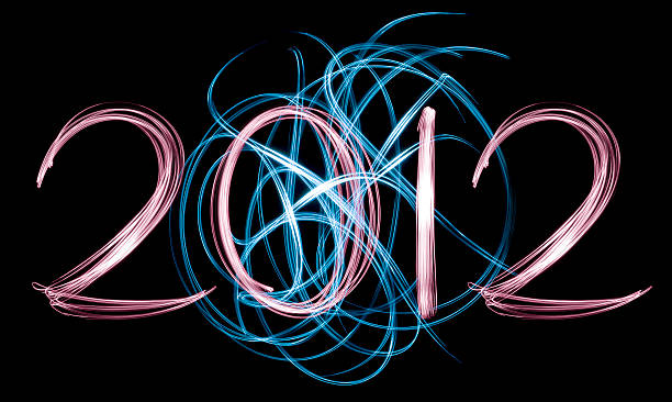 istock Handwritten 2012 with ball of light 184873024