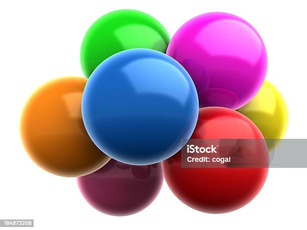 Bolas Coloridas Foto de stock y más banco de imágenes de Abstracto - Abstracto, Amarillo - Color, Arte