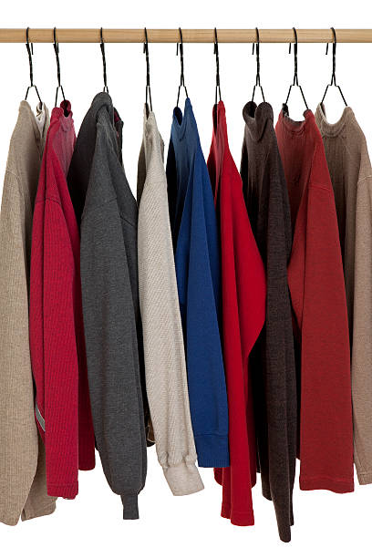 istock Clothing Hanging on Rack 184873419