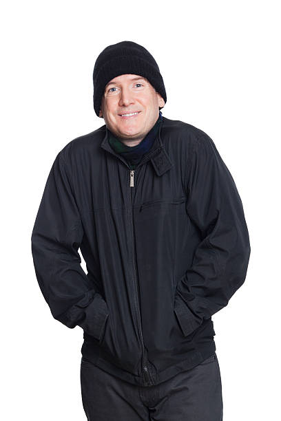 Man in Autumn clothes shrugging