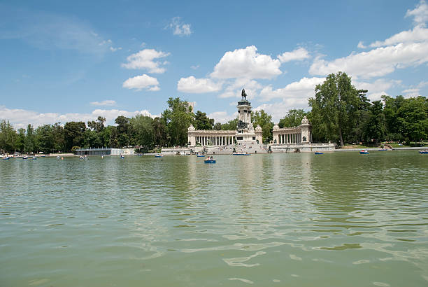 Retiro Park, Madrid stock photo