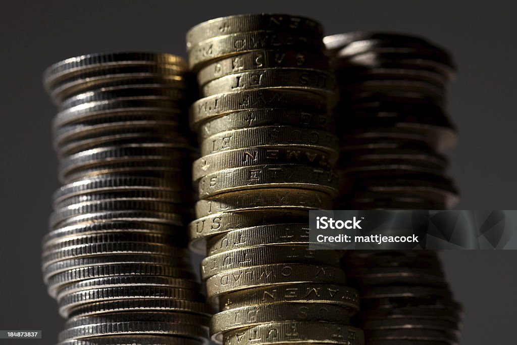 Stapel von Geld - Lizenzfrei Britische Währung Stock-Foto