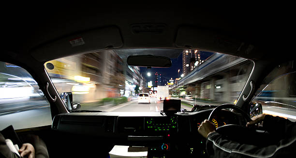 日本 roadtrip - car driving inside of indoors ストックフォトと画像