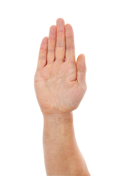 istock Hand symbol of Time out 184874211