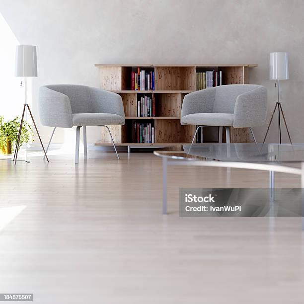 Livingroom Interior Stock Photo - Download Image Now - Apartment, Architectural Feature, Chair