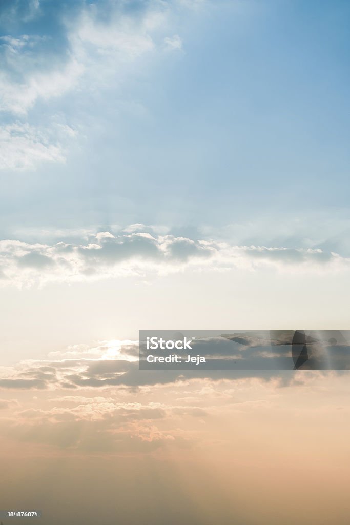 Himmel mit Wolken - Lizenzfrei Ansicht aus erhöhter Perspektive Stock-Foto