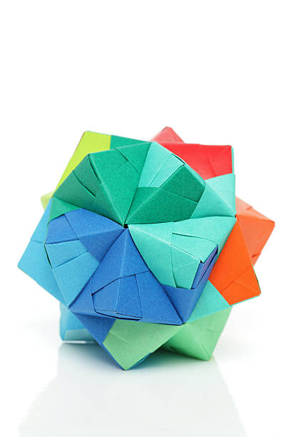istock One colorful origami polyhedron paper craft designs 184876126
