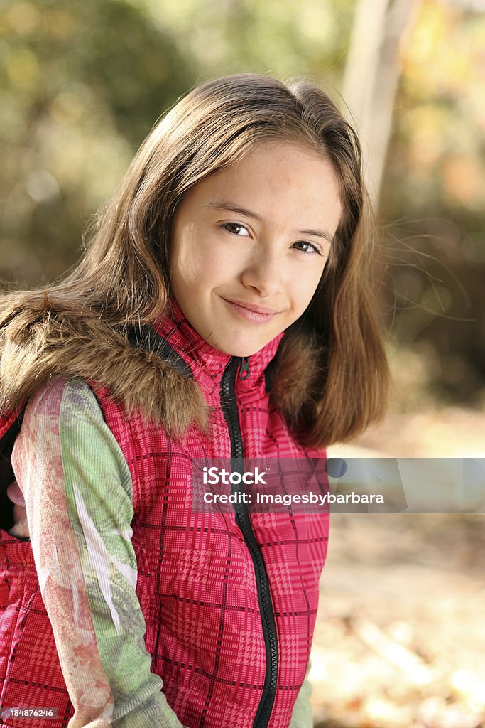 사랑스러운 소녀만 - 로열티 프리 10-11세 스톡 사진