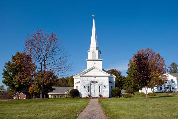 istock New England Church 184876847