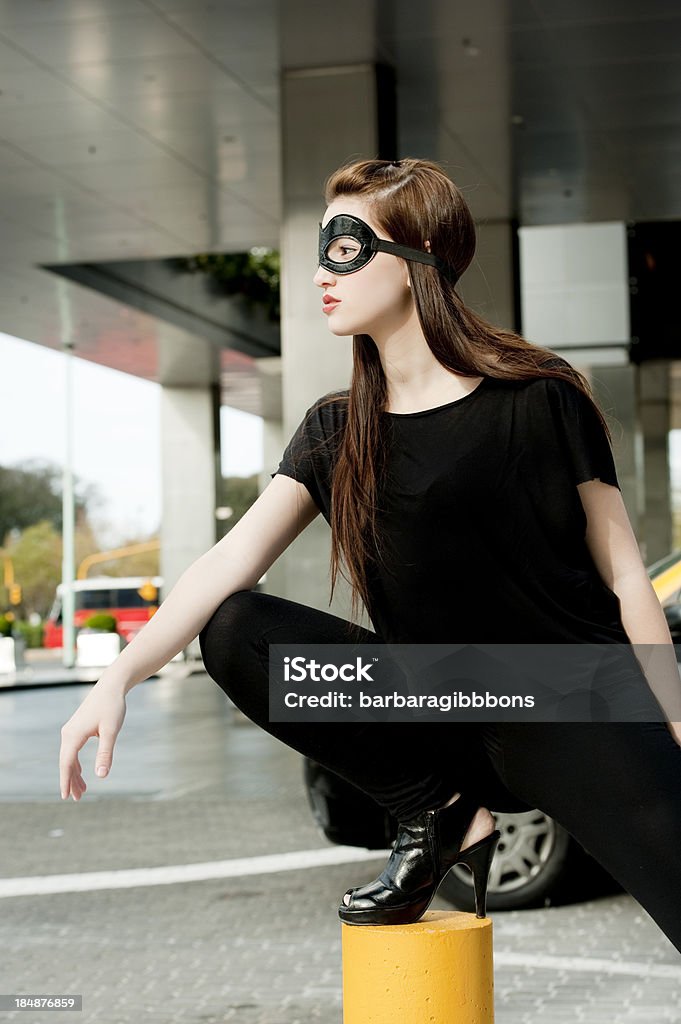 Superheroina. 20-24 Years Stock Photo