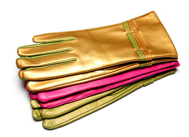 guanti in pelle - formal glove glove leather pink foto e immagini stock