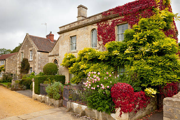 istock Stone Cottages, Somerset England 184877370