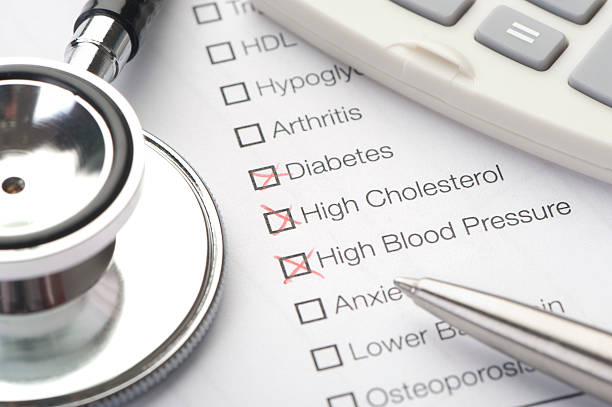 istock Medical conditions diabetes and cholesterol checked 184877948