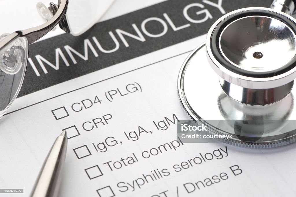 Immunologia esami del sangue moduli - Foto stock royalty-free di Treponema pallido