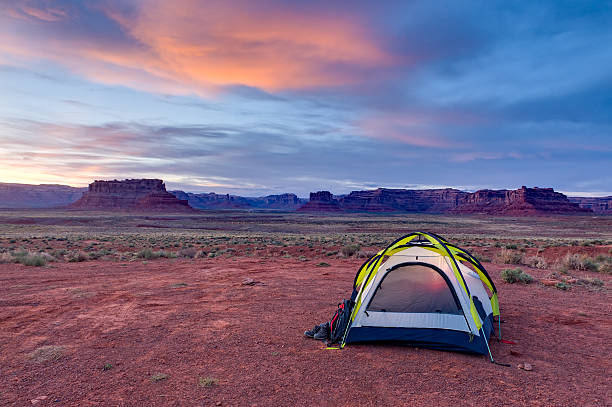 Tent Camping in the Desert