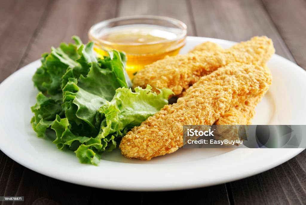 Pepite di pollo croccante - Foto stock royalty-free di Alimentazione non salutare