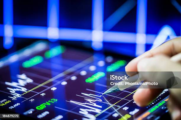 Market Analyze Stock Photo - Download Image Now - Chart, Stock Market and Exchange, Pen