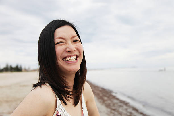 istock Happy Japanese woman 184879943