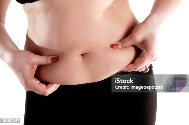 Brzuch Tłuszczu - zdjęcia stockowe i więcej obrazów Abdominoplastyka - Abdominoplastyka, Pępek, Liposukcja